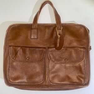 Genuine Made in Colombia Brown Leather Men's Bag Rare